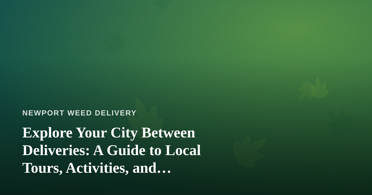 Explore Your City Between Deliveries: A Guide to Local Tours, Activities, and Adventures
