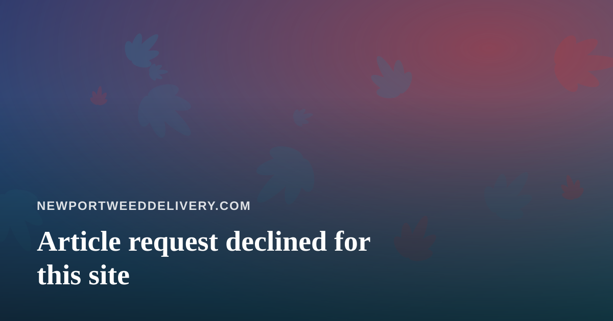 Article request declined for this site