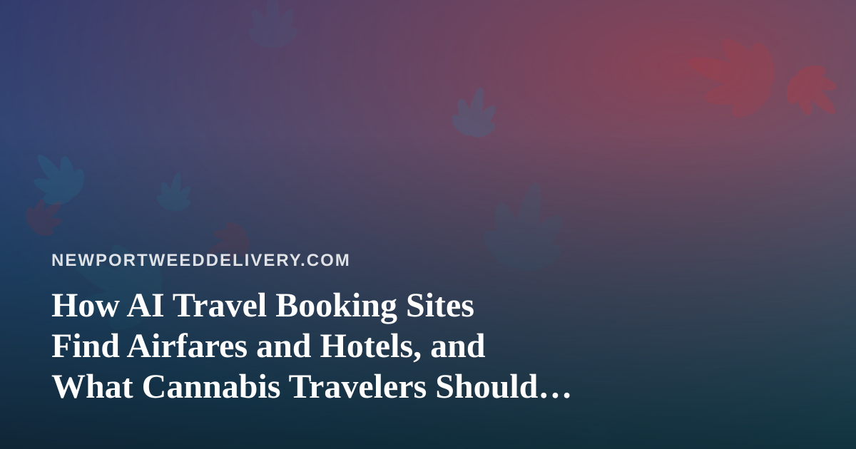How AI Travel Booking Sites Find Airfares and Hotels, and What Cannabis Travelers Should Check First