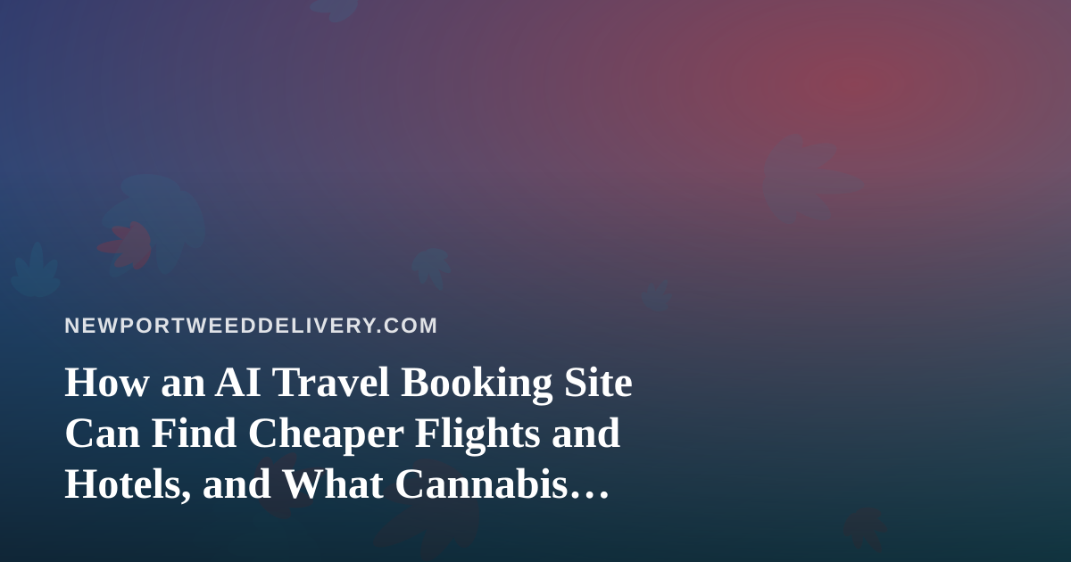 How an AI Travel Booking Site Can Find Cheaper Flights and Hotels, and What Cannabis Travelers Should Know Before They Pack