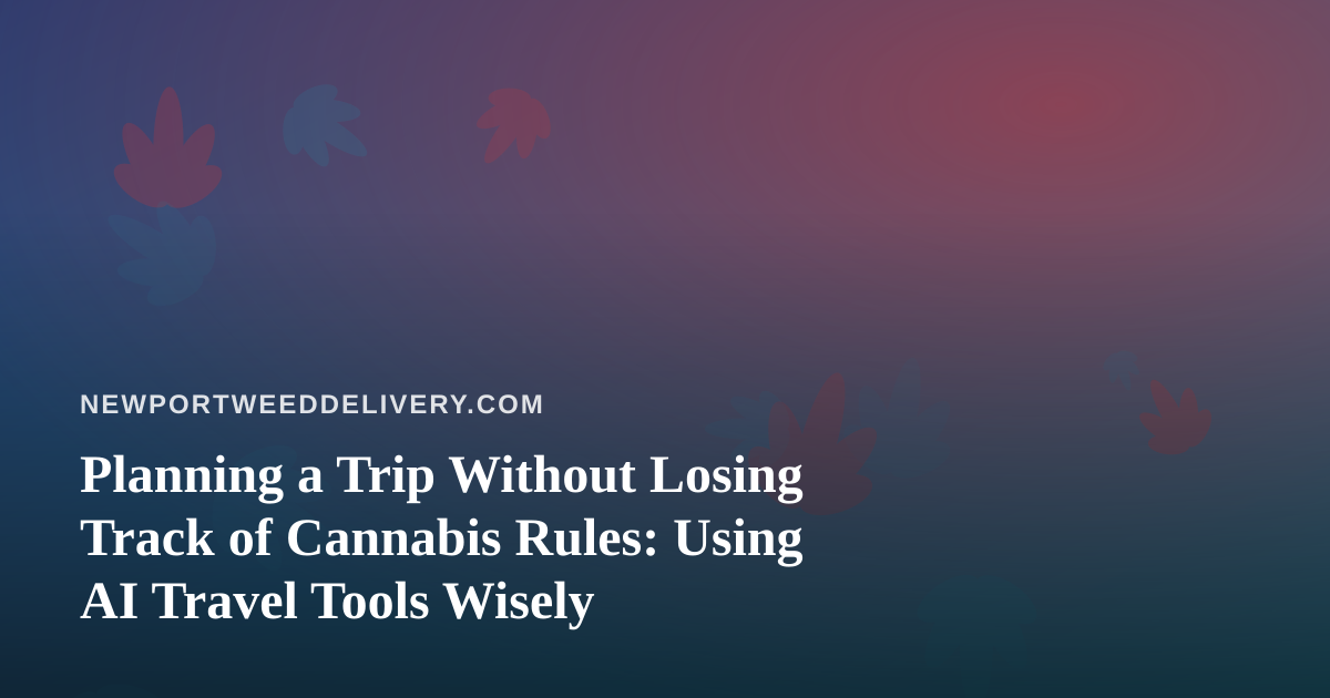 Planning a Trip Without Losing Track of Cannabis Rules: Using AI Travel Tools Wisely