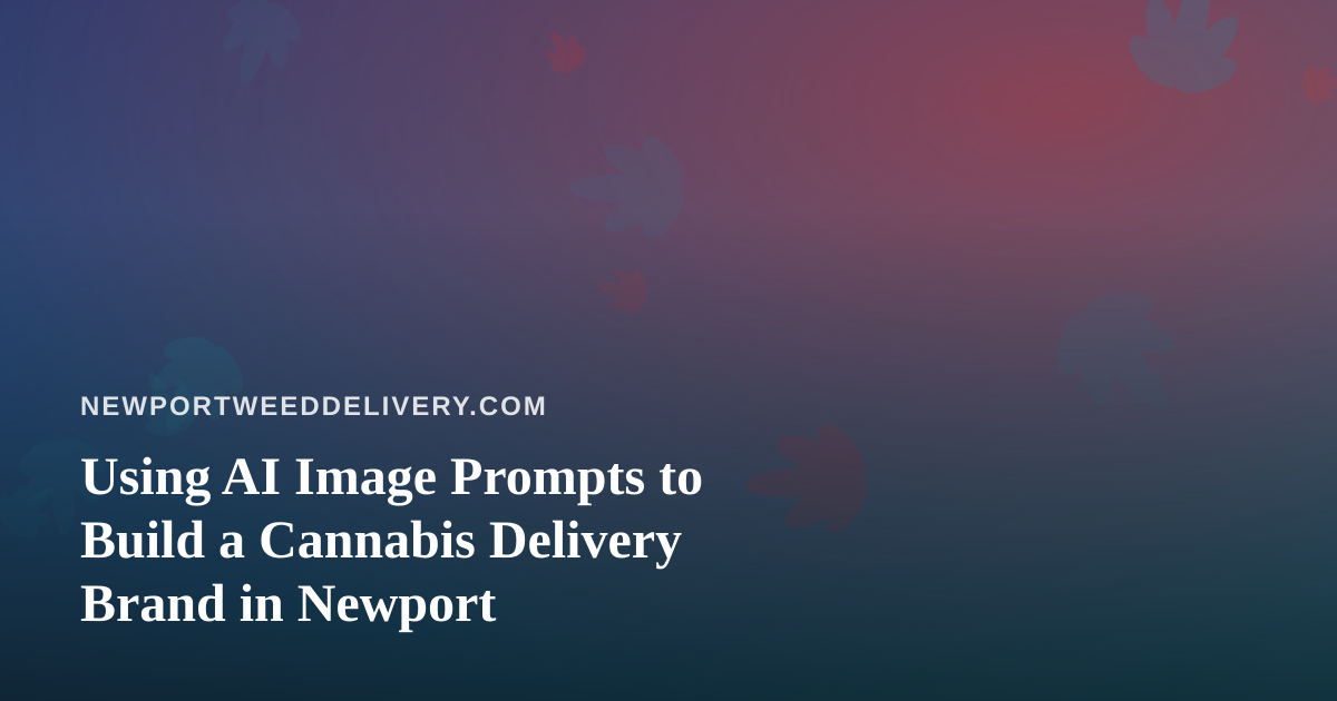 Using AI Image Prompts to Build a Cannabis Delivery Brand in Newport